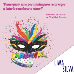 Tenha um ótimo Carnaval!