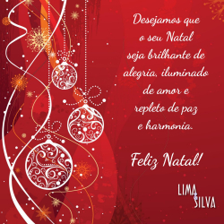 Nossos votos de um Feliz Natal!