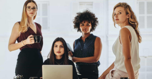 A coragem feminina no mundo dos negócios.