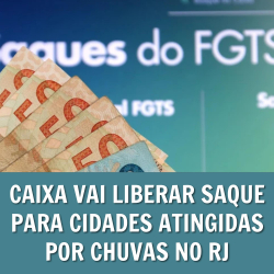 Caixa vai liberar saque do FGTS para cidades atingidas por chuvas no RJ