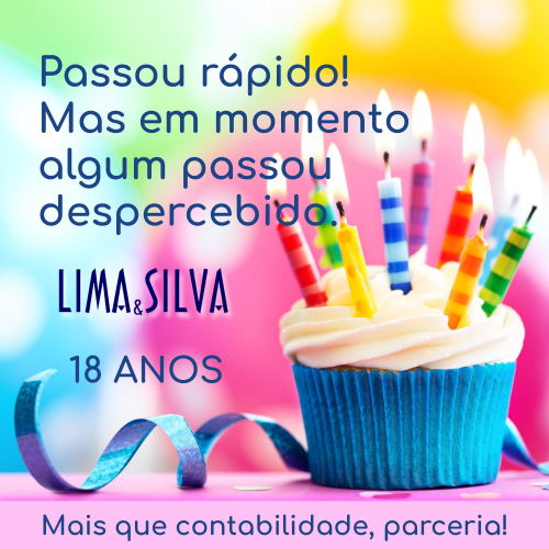 Hoje é o dia de comemorarmos os nossos 18 anos!